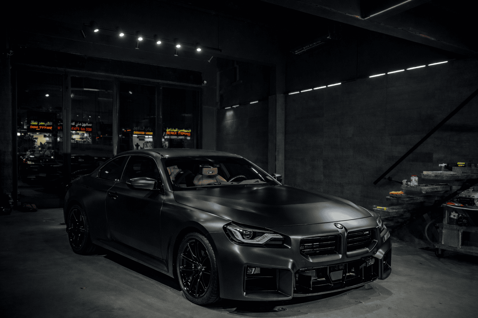 Matte PPF installation Abu Dhabi 